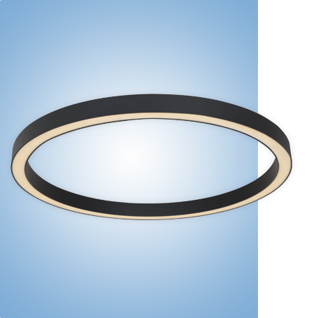 Светильник кольцо светодиодное Ring серия vs-ds-Ring-60 накладной с протоколом управления Dali