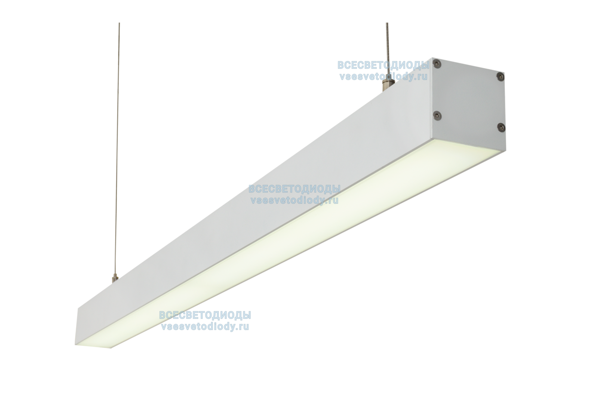 Светильник профильный L50 180W, 5015 мм, 3000К, с протоколом управления Dali, белый, подвесной, IP 40