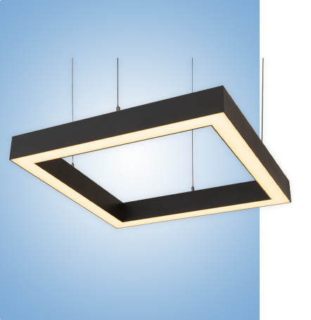 Светильник Quadro серия vs-ds-Quadro с протоколом управления Dali